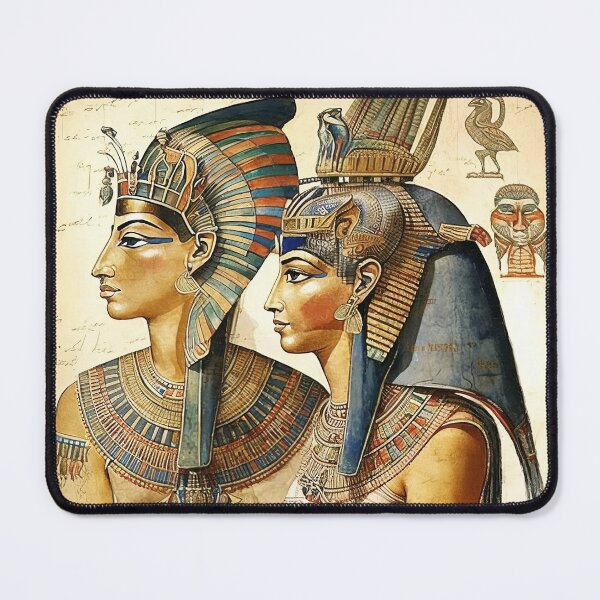 Item preview, Beautiful Watercolor Painting of Egyptian Papyrus Style .AI generated Illustration. designed and sold by svetlanna.