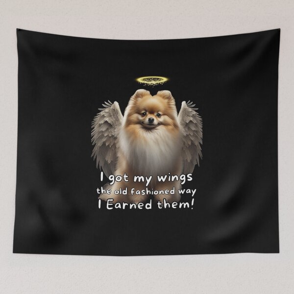 Item preview, Angel dogs - Pomeranian designed and sold by SteampunkMoai.