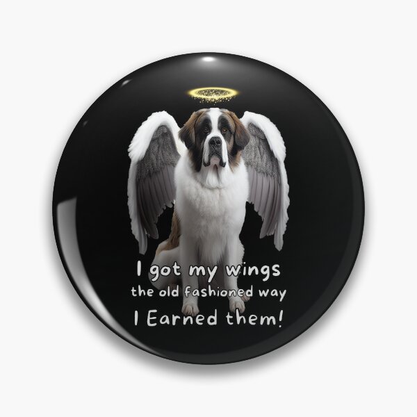 Item preview, Angel dogs - Saint Bernard designed and sold by SteampunkMoai.