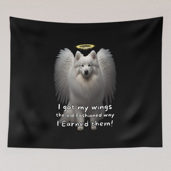 Item preview, Angel dogs - Samoyed designed and sold by SteampunkMoai.