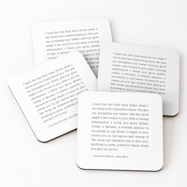 Item preview, I have for the first time found, Jane Eyre Quote designed and sold by corbrand.