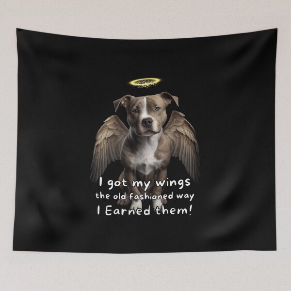 Item preview, Angel dogs - Staffordshire Bull Terrier designed and sold by SteampunkMoai.
