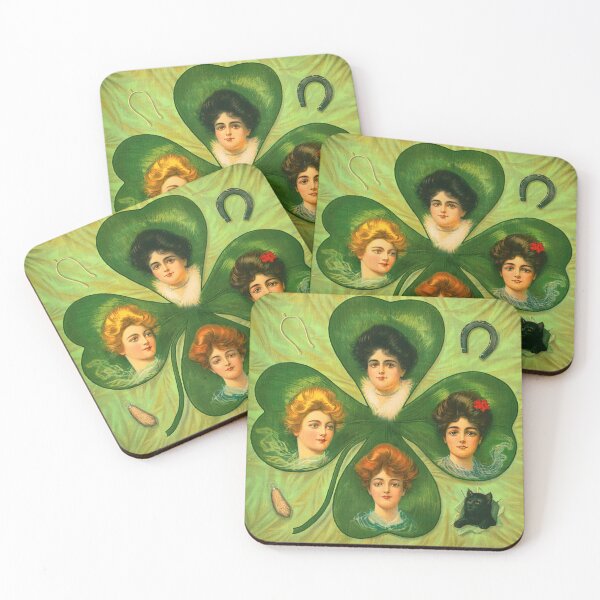 Item preview, Vintage Lucky Ladies with Good Luck Charms designed and sold by Earth Nature Creations.