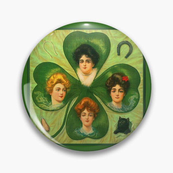 Item preview, Vintage Lucky Ladies with Good Luck Charms designed and sold by Earth Nature Creations.