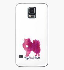 American Eskimo Dog Valentine Soul-Mutt Pink Case/Skin for Samsung Galaxy