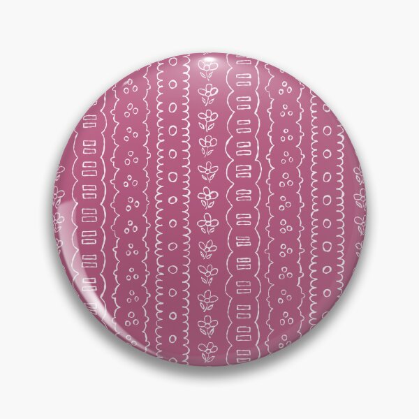 Item preview, Colourful delicate broderie anglaise in berry pink designed and sold by FrancesPoff.