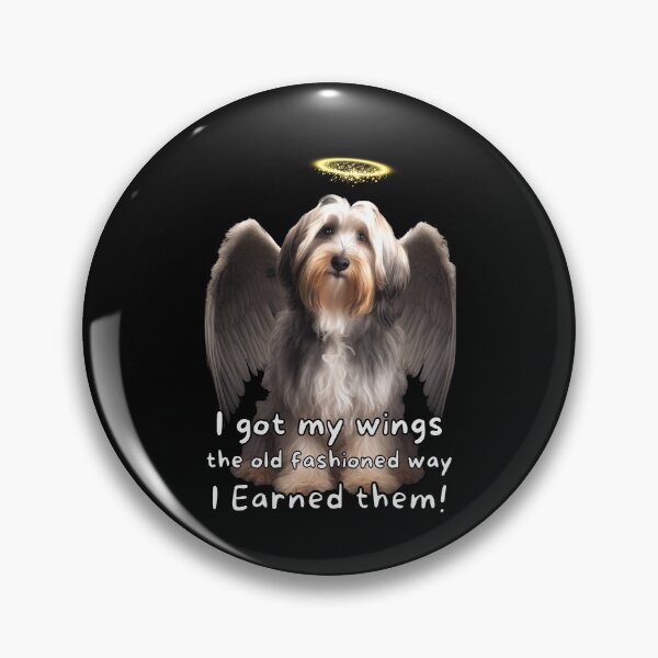 Item preview, Angel dogs - Tibetan Terrier designed and sold by SteampunkMoai.