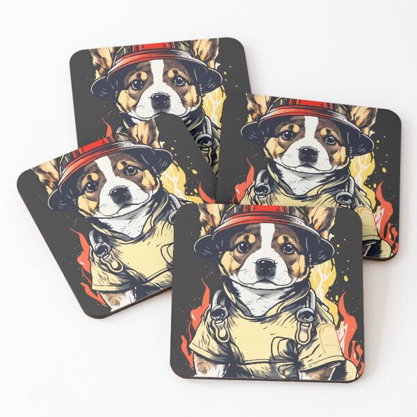 Item preview, Courage - Firefighter Dog designed and sold by Jay Mayor Designs.
