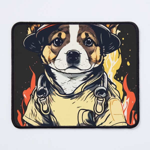 Item preview, Courage - Firefighter Dog designed and sold by Jay Mayor Designs.