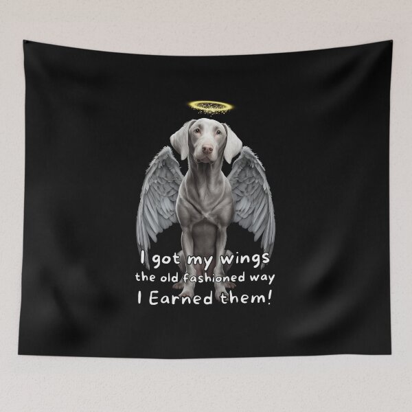 Item preview, Angel dogs - Weimaraner designed and sold by SteampunkMoai.