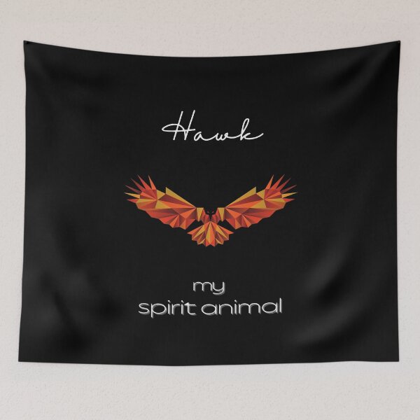 Item preview, Hawk Totem Spirit Animal iPhone Case designed and sold by MagicWolfStar.