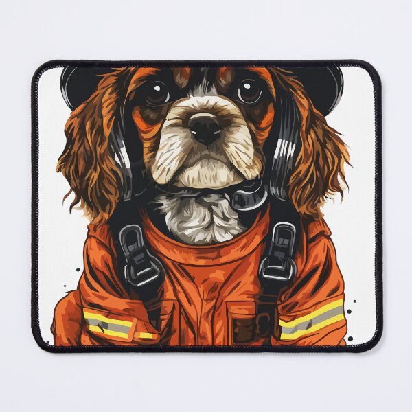 Item preview, Ash - Firefighter Dog designed and sold by Jay Mayor Designs.
