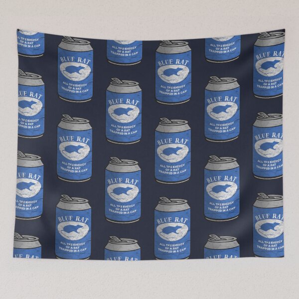 Item preview, Blue Rat Can Sean Lock - Distressed Design designed and sold by risible.