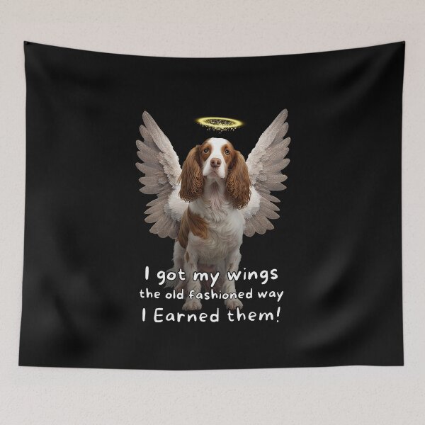 Item preview, Angel dogs - Welsh Springer Spaniel designed and sold by SteampunkMoai.