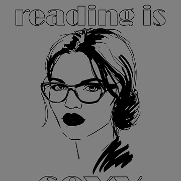 Imagen de la obra Reading Is Sexy Bookworm Book Lover Girls Reading Is Sexy Gear de DynamicDesign