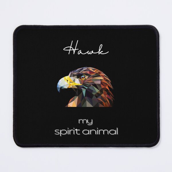 Item preview, Hawk Totem Spirit Animal Throw Pillow designed and sold by MagicWolfStar.