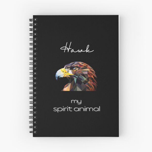 Item preview, Hawk Totem Spirit Animal Throw Pillow designed and sold by MagicWolfStar.