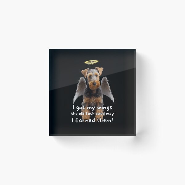 Item preview, Angel dogs - Welsh Terrier designed and sold by SteampunkMoai.