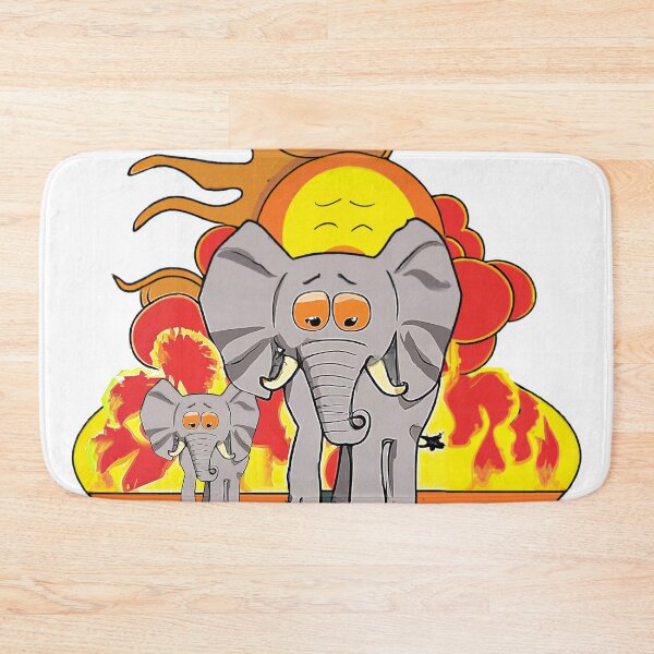 Item preview, Elephants wandering the warm African plains designed and sold by WildPenDesign.