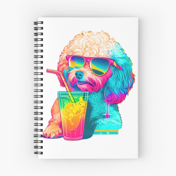 Item preview, Funny Toy Poodle Design Sticker Dog Tropical Summer Vacay Mode Vacation designed and sold by reddrive88.