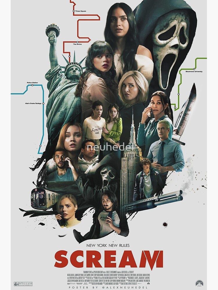 Scream VI Movie - Scream 6 movie 2023 poster Poster for Sale by  davidjones16598