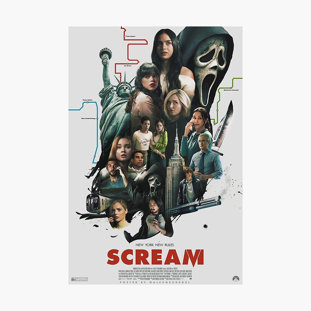 scream VI - scream 6 movie poster  Postcard for Sale by davidjones16598