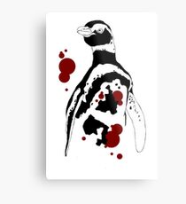 Magellanic Penguin Design Metal Print