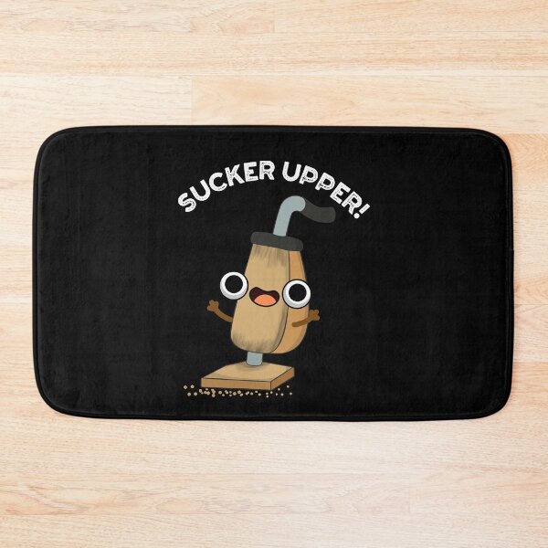 Item preview, Sucker Upper Funny Vacuum Cleaner Pun  (Dark BG) designed and sold by punnybone.