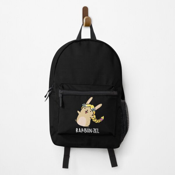 Item preview, Rap-bun-zel Funny Bunny Puns (Dark BG) designed and sold by punnybone.