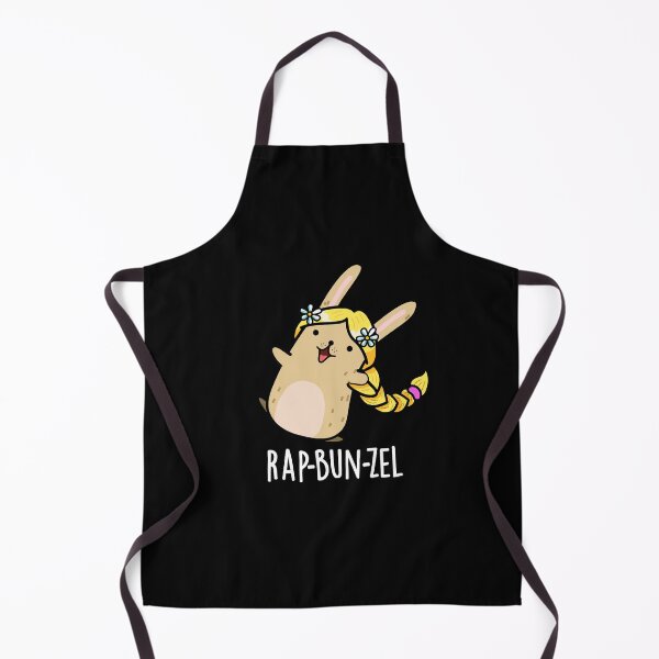 Item preview, Rap-bun-zel Funny Bunny Puns (Dark BG) designed and sold by punnybone.