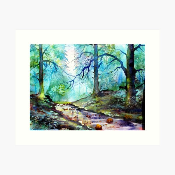 Blue Beck Art Print