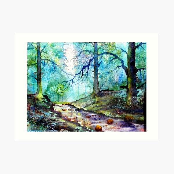 Blue Beck Art Print