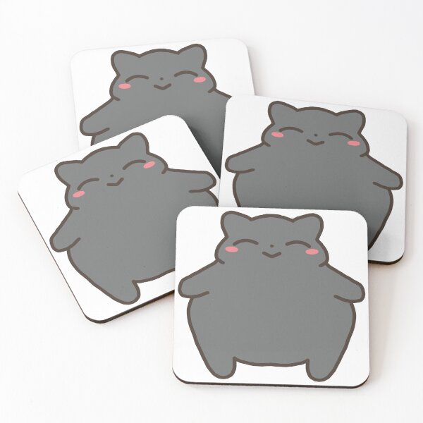 Item preview, Black Chubby Kitty designed and sold by ahahaitsart.