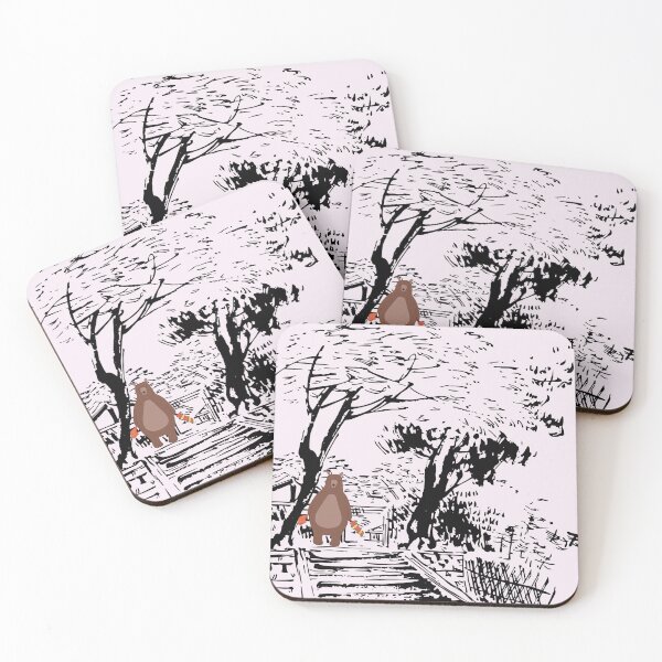 Item preview, Hungry bear under the tree  designed and sold by SkyisBright.