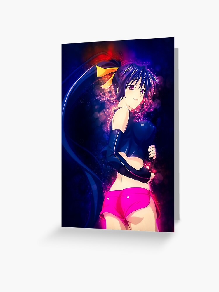 Akeno Himejima High School DxD Anime Girl Drawing Fanart Greeting Card for  Sale by Spacefoxart