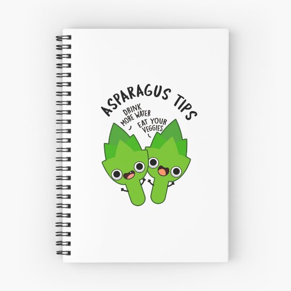 Item preview, Asparagus Tips Funny Veggie Puns  designed and sold by punnybone.