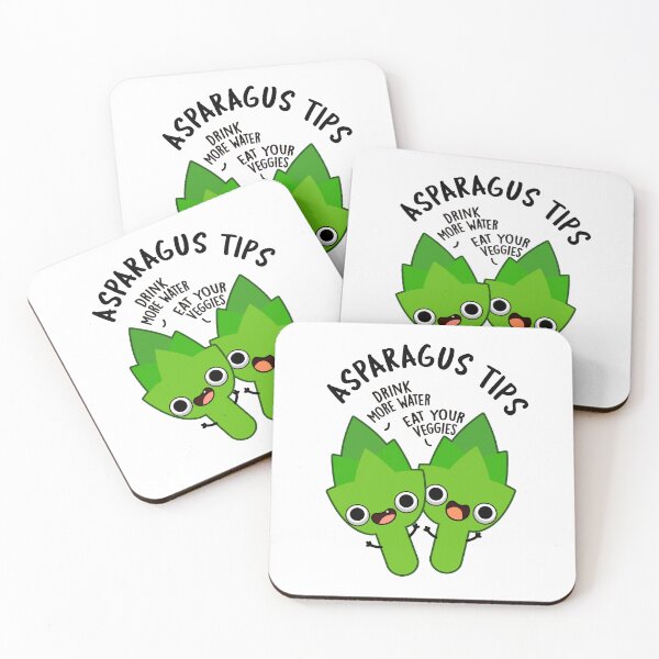 Item preview, Asparagus Tips Funny Veggie Puns  designed and sold by punnybone.
