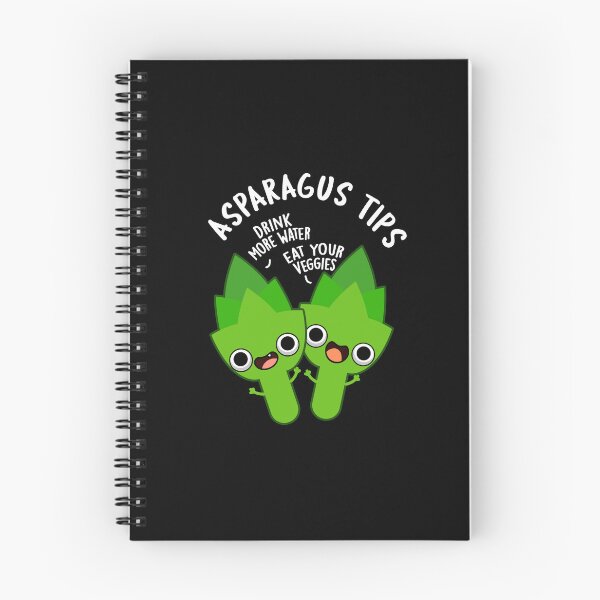 Item preview, Asparagus Tips Funny Veggie Puns (Dark BG) designed and sold by punnybone.