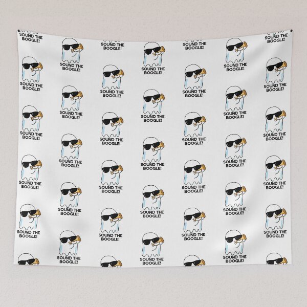Item preview, Sound The Boogle Bugle Funny Ghost Puns  designed and sold by punnybone.