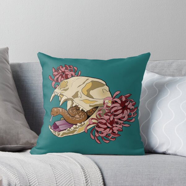 Item preview, Cat Skull Print Design designed and sold by CrowKid667.