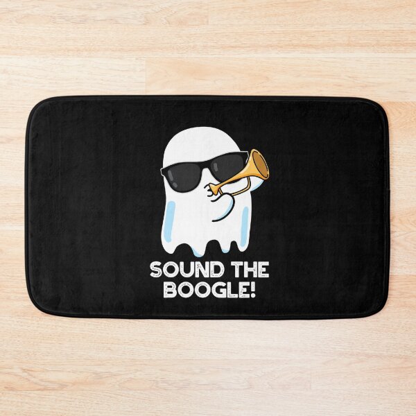 Item preview, Sound The Boogle Bugle Funny Ghost Puns (Dark BG) designed and sold by punnybone.