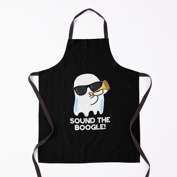 Item preview, Sound The Boogle Bugle Funny Ghost Puns (Dark BG) designed and sold by punnybone.