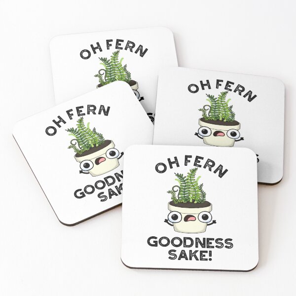 Item preview, Fern Goodness Sake Funny Plant Puns  designed and sold by punnybone.