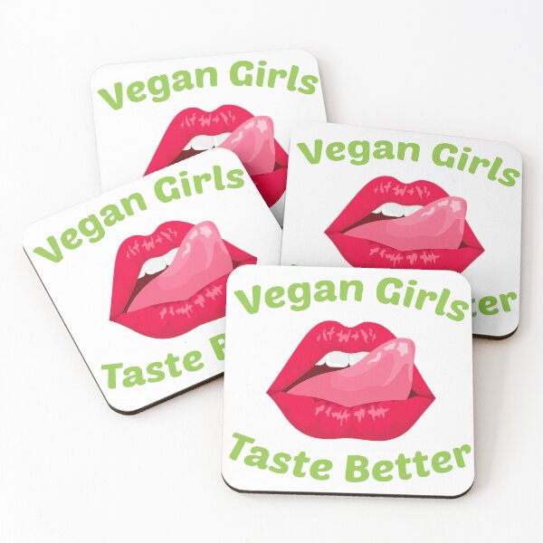 Item preview, Vegan Girls Tast Better designed and sold by KRIEAYTION.