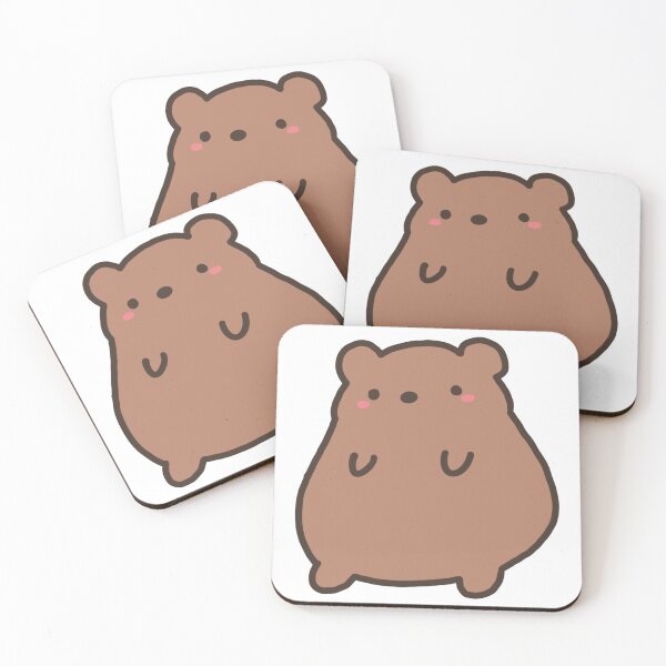 Item preview, Chubby Grizzly Bear designed and sold by ahahaitsart.