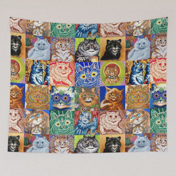 Item preview, HD LOUIS WAIN - Cats designed and sold by Go Logo Designs.