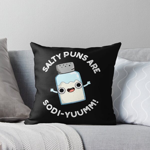 Item preview, Salty Puns Are Sodi-yummm Funny Salt Sodium Puns (Dark BG) designed and sold by punnybone.