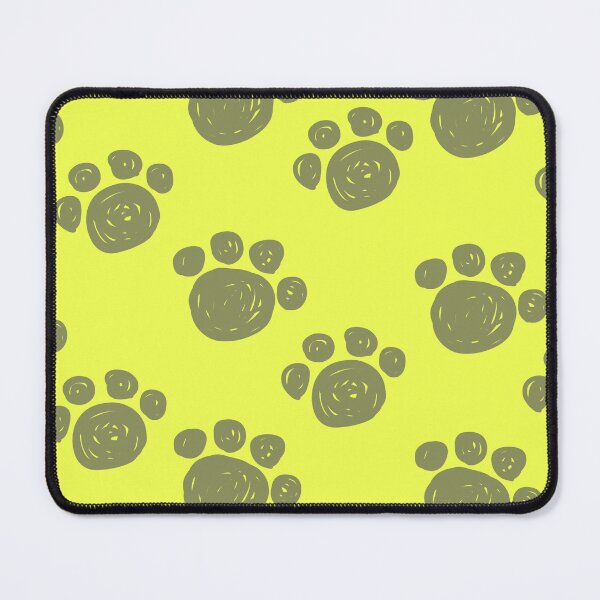 Item preview, A pet's footprints (yellow) designed and sold by Yun03.