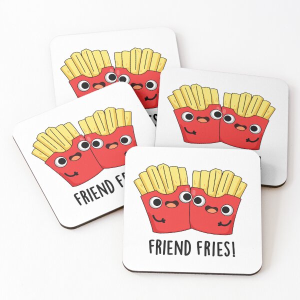 Item preview, Friend Fries Funny Food Puns  designed and sold by punnybone.