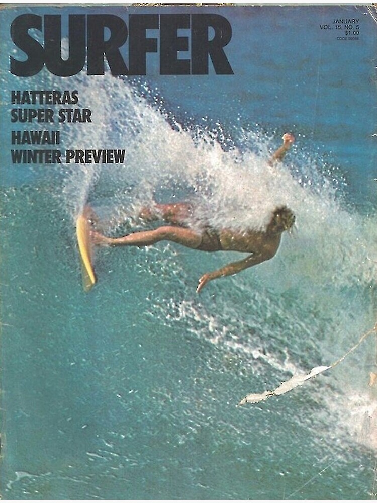 Discover SURF MAGAZINE VINTAGE POSTER Premium Matte Vertical Poster
